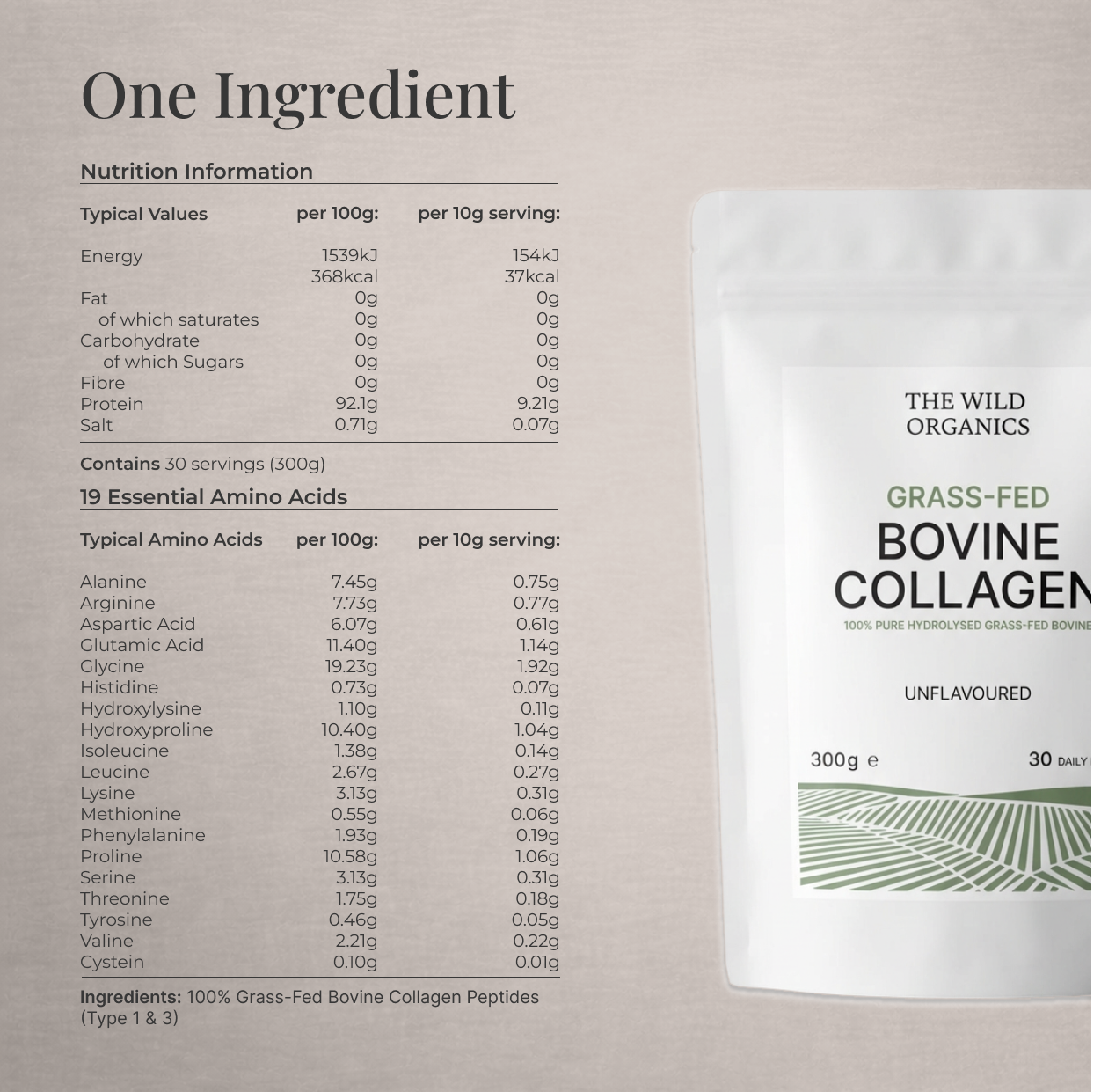 Bovine Collagen Powder